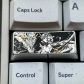 2.25U Enter / Shift Titanium Alloy Artisan Keycaps Precision Pointillism + Anodizing for Mechanical Keyboard -Jinhsi‌